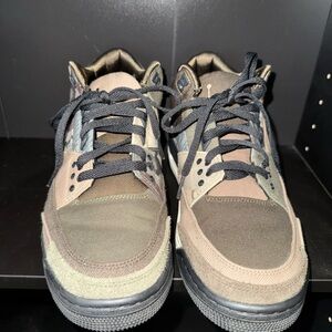 Air Jordan 3 Retro SE Patchwork Dark Hazel Camo Size 9.5 w/ Box and Accessories